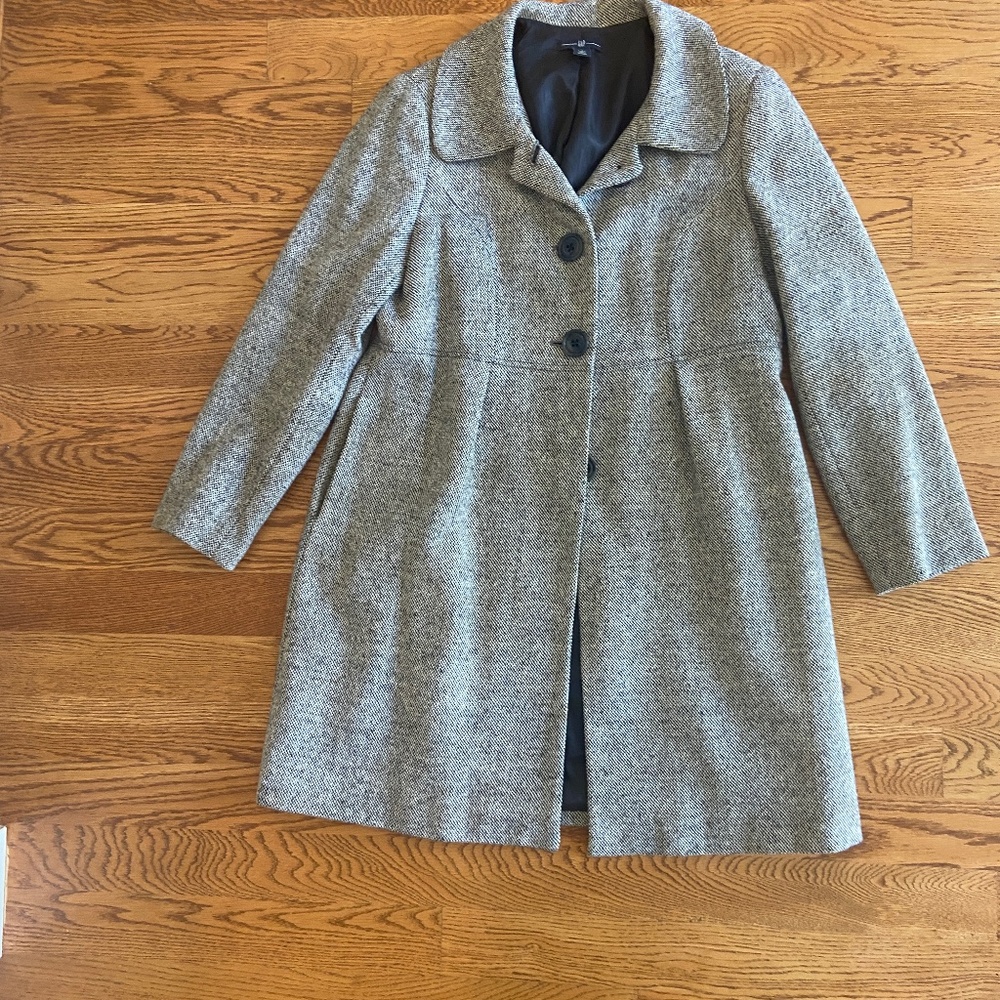 Gap peplum coat